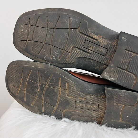 🎉Clearance🎉Dockers Brown Leather Pro Style All Motion Comfort Dress Shoes 9M - Picture 8 of 10